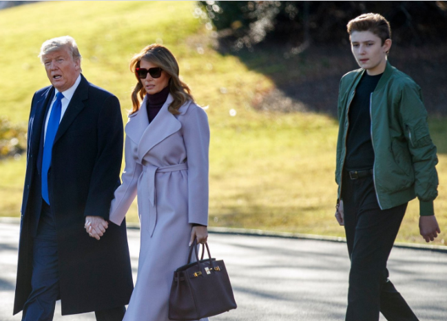 Out of nowhere, Barron Trump Is Very Tall, and It's Weirdly Hilarious